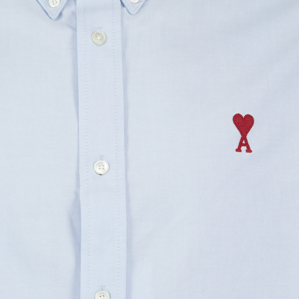 AMI Paris, Blue Shirt, Unisex Fashion, Luxury Clothing, Ami de Coeur