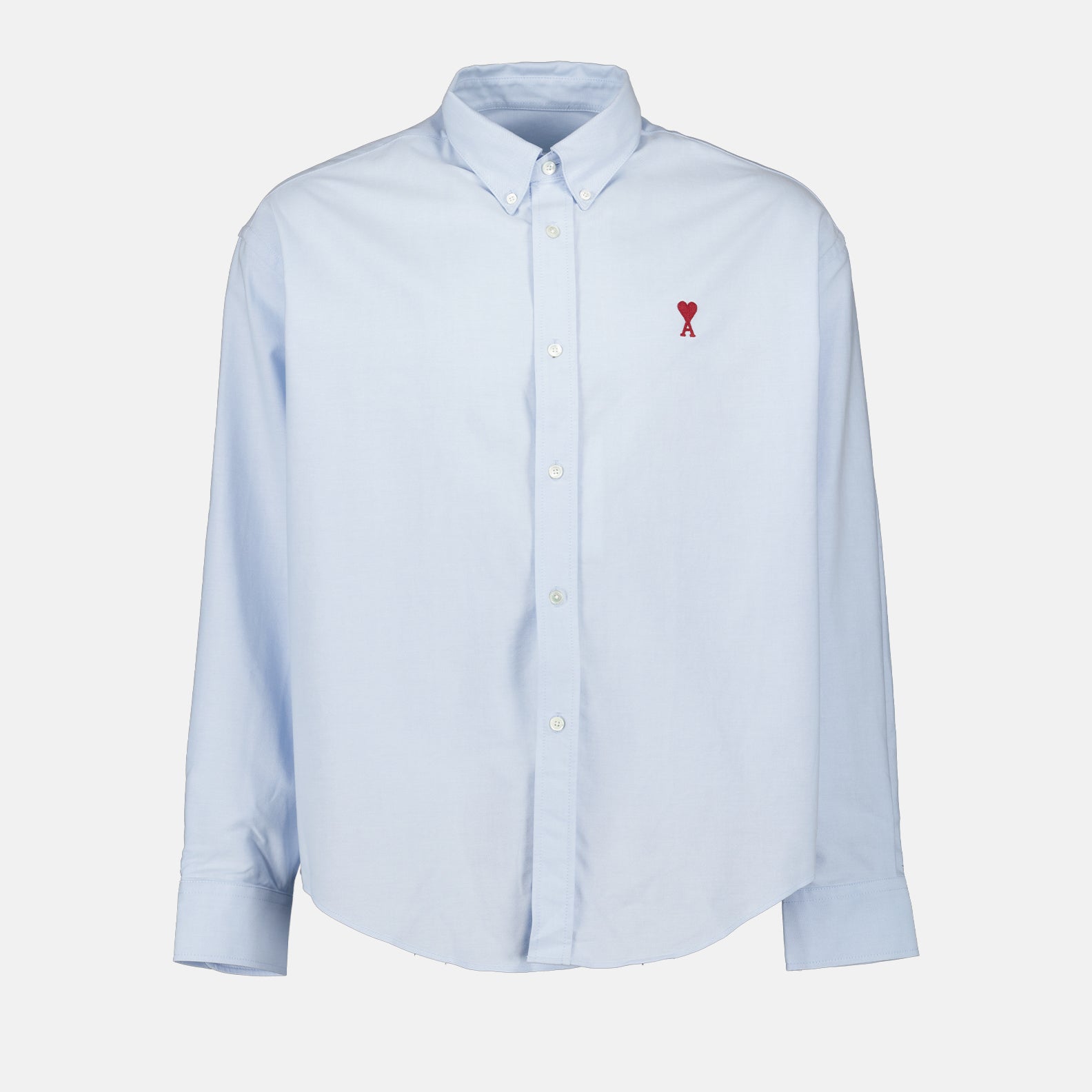 AMI Paris, Blue Shirt, Unisex Fashion, Luxury Clothing, Ami de Coeur