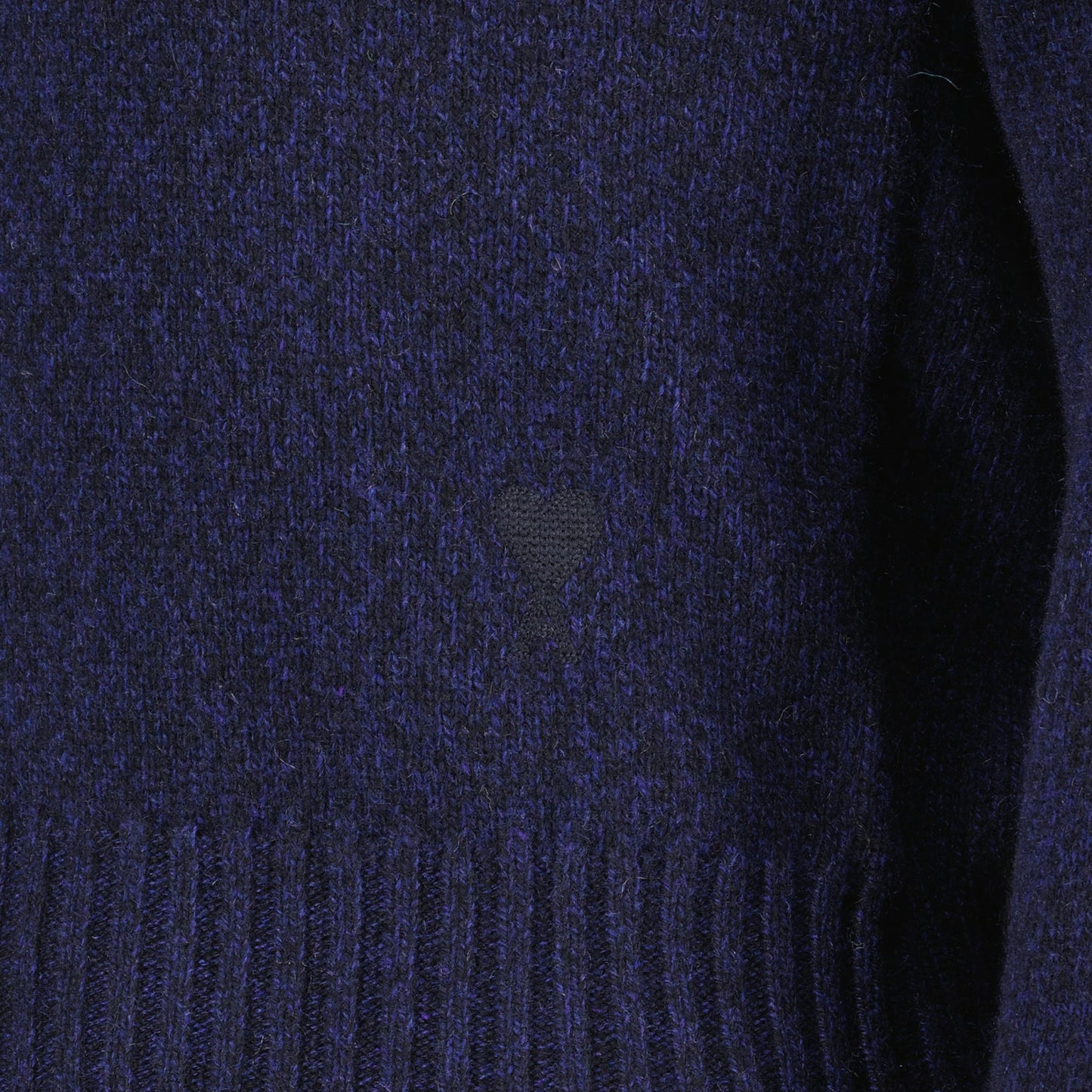 Ami de Coeur, AMI Paris, Women's luxury sweater, Blue knitwear, Designer pullover