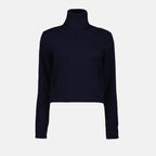 Image du pull à col roulé Ami de Coeur par Ami PARIS pour femmes - Saison Automne-Hiver 2023 - Vue de devant