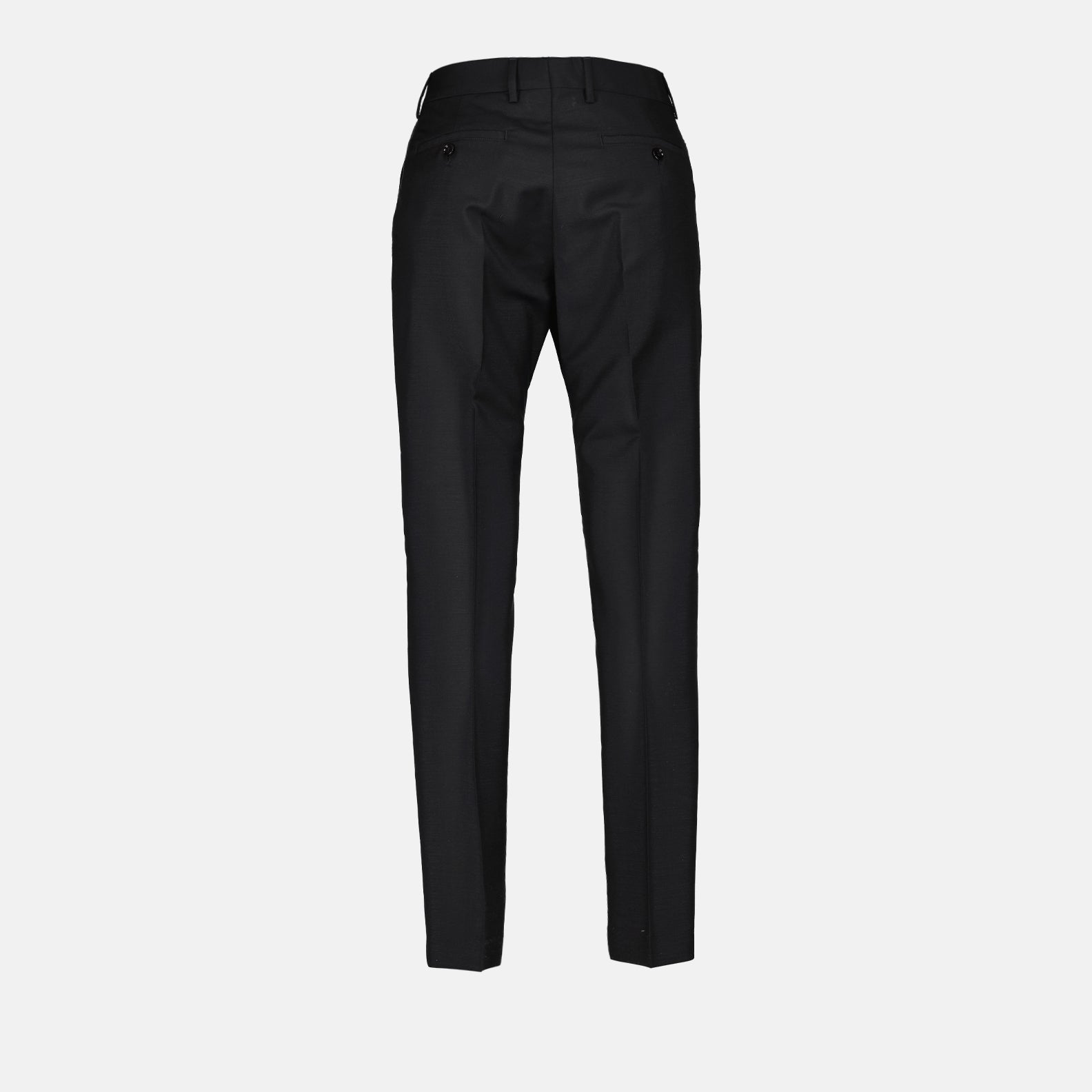 Wool pleated trousers, AMI Paris women's trousers, luxury women's clothing, high-end fashion, tailored trousers