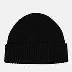 AMI PARIS, Ami de Coeur, Black Beanie, Luxury Accessories, High-end Fashion