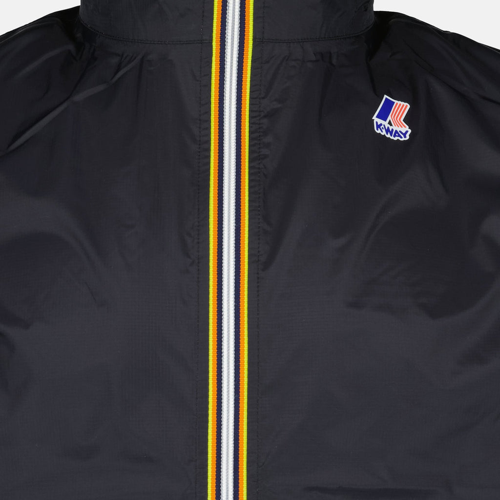 K-Way, Le Vrai 3.0, unisex windbreaker, luxury outerwear, black jacket