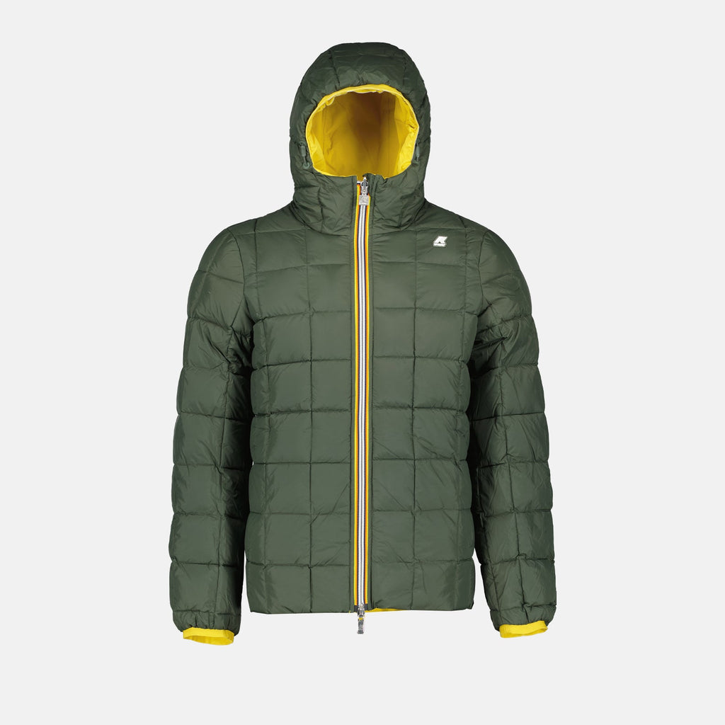 Imagem da jaqueta reversível Jack da K-Way para homens - Temporada Outono-Inverno 2023 - Vista traseira