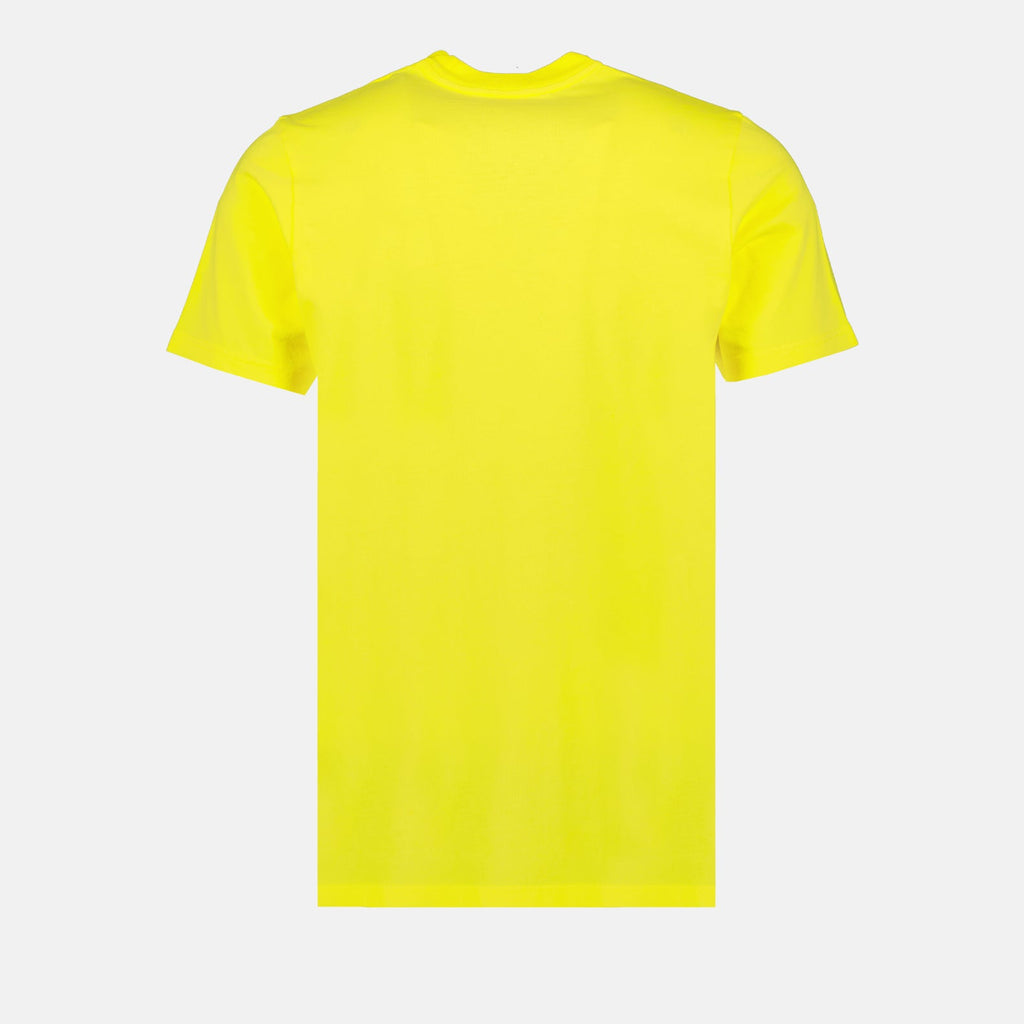 Moncler, Men's luxury T-shirt, Yellow T-shirt, Heart logo T-shirt, Designer men's wear