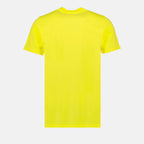 Moncler, Men's luxury T-shirt, Yellow T-shirt, Heart logo T-shirt, Designer men's wear