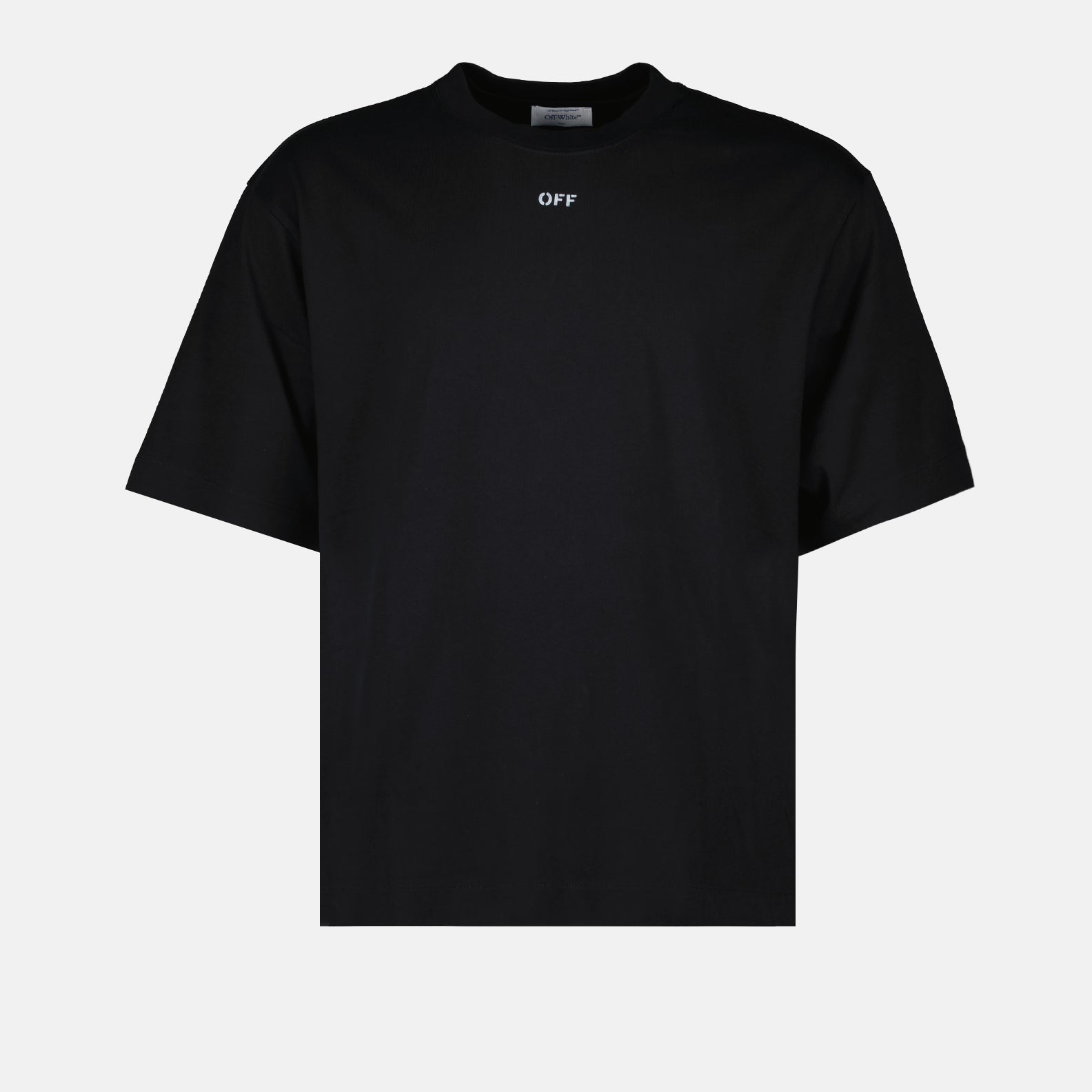 Off Stamp, Off-White, luxury T-shirt, black T-shirt, designer fashion