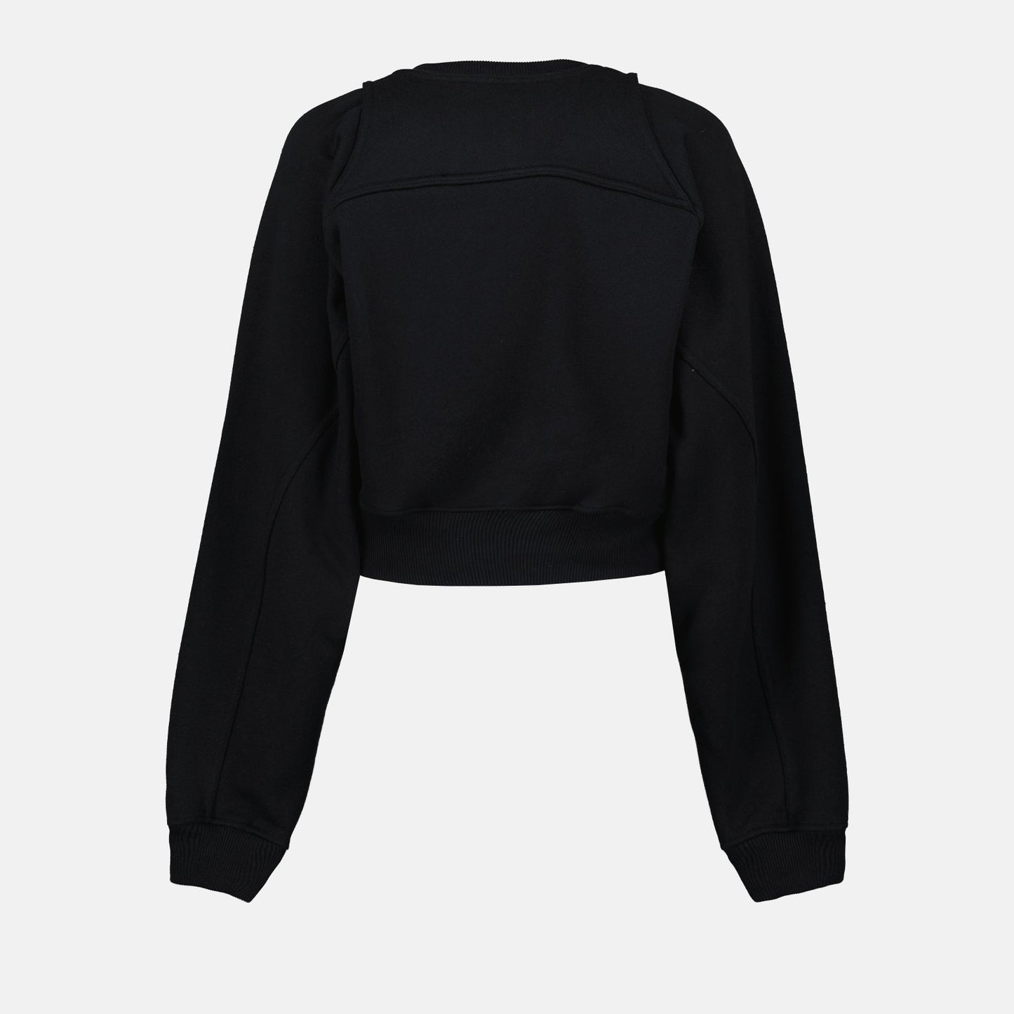 Off-White sweatshirt, luxury streetwear, black sweatshirt, designer fashion, Off-White apparel