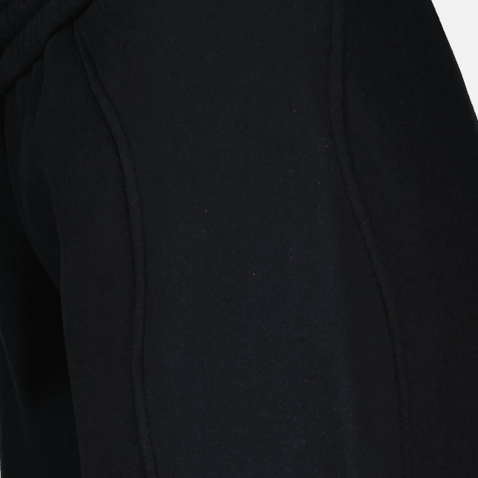 Calças de jogging de algodão de perna larga Off-White Mulher Preto