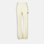 Off-White joggers, luxury casual wear, Beige jogger pants, designer joggers, high-end athleisure
