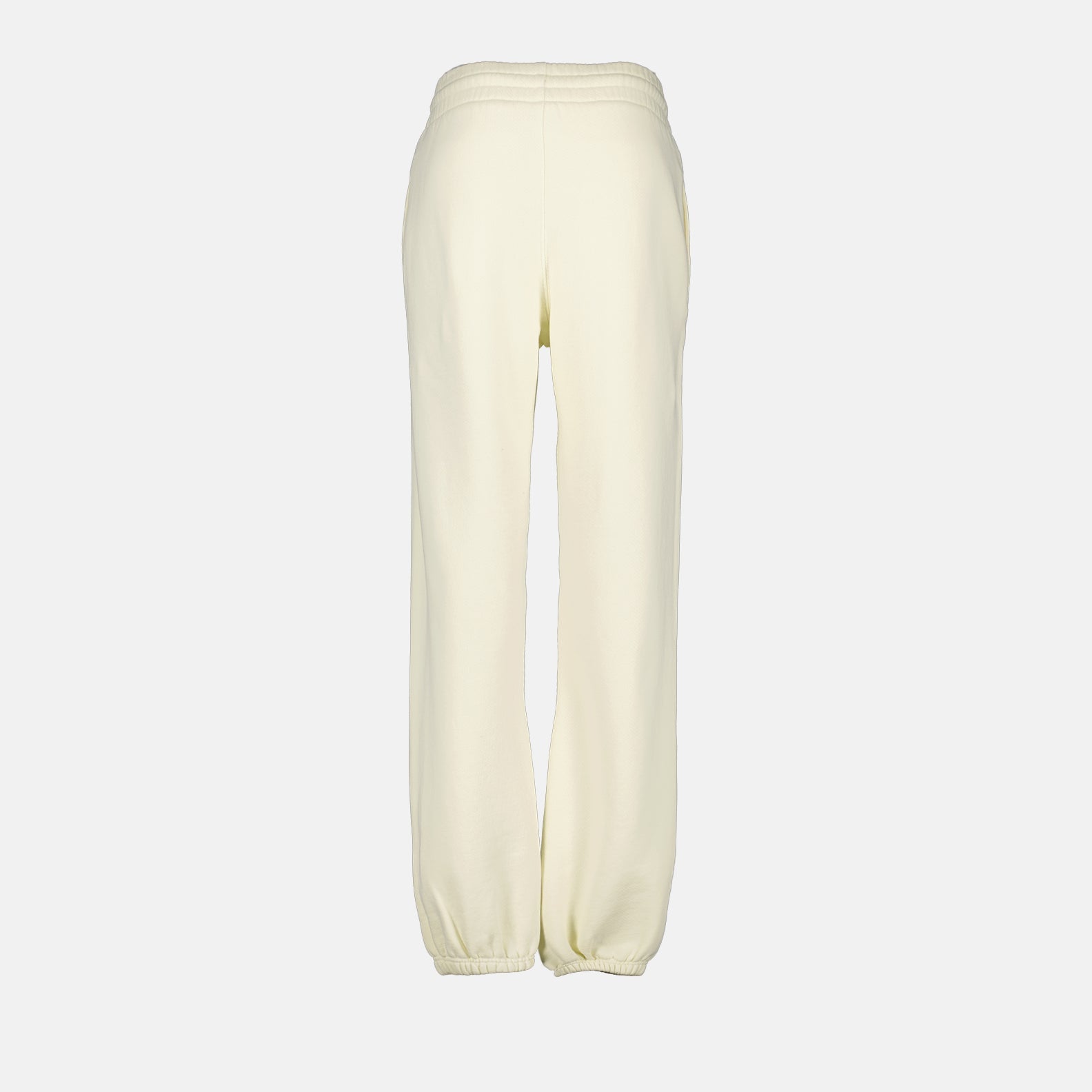 Off-White joggers, luxury casual wear, Beige jogger pants, designer joggers, high-end athleisure