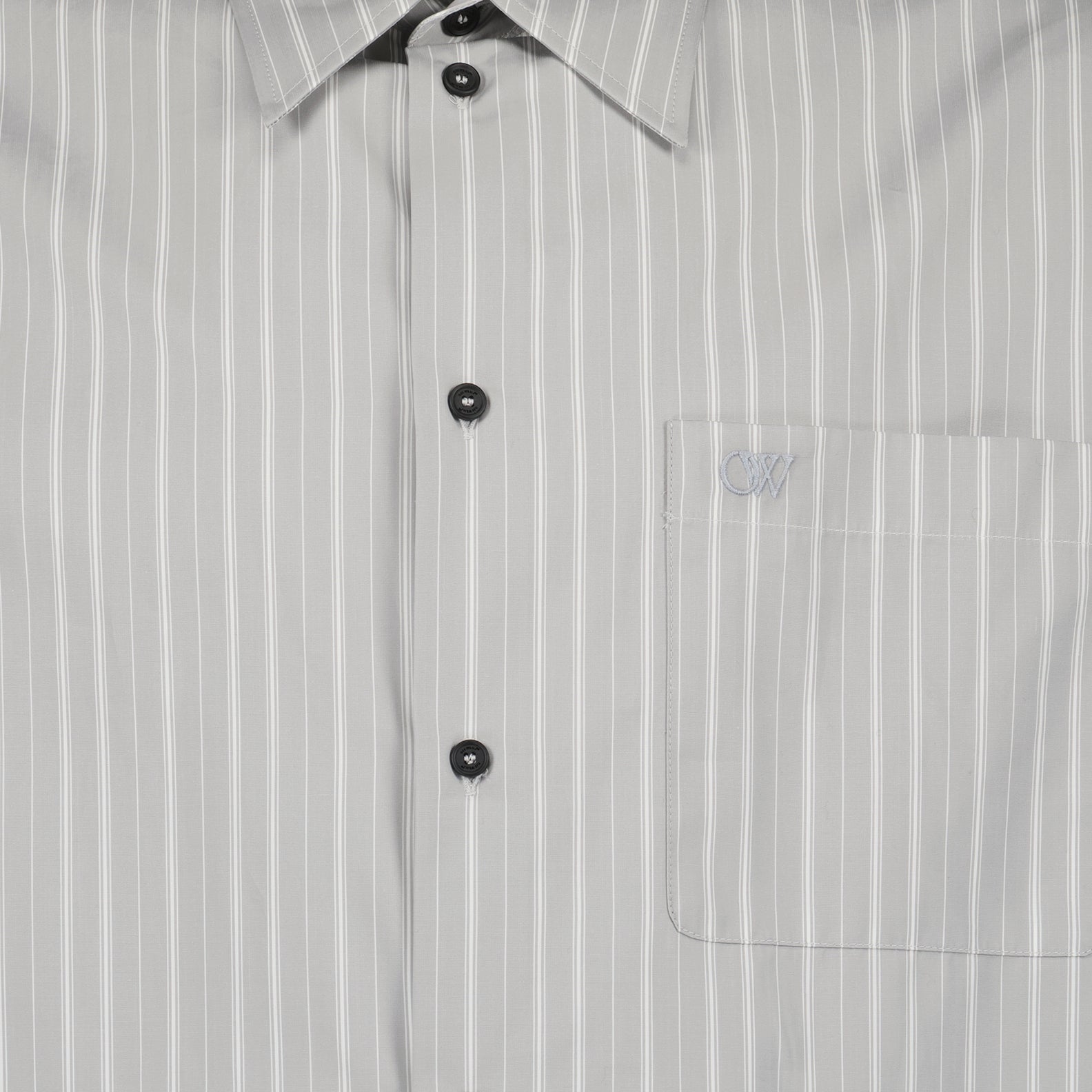 Off-White Striped Shirt WIth Breast Pockets Off-White Striped Shirt WIth Breast Pockets