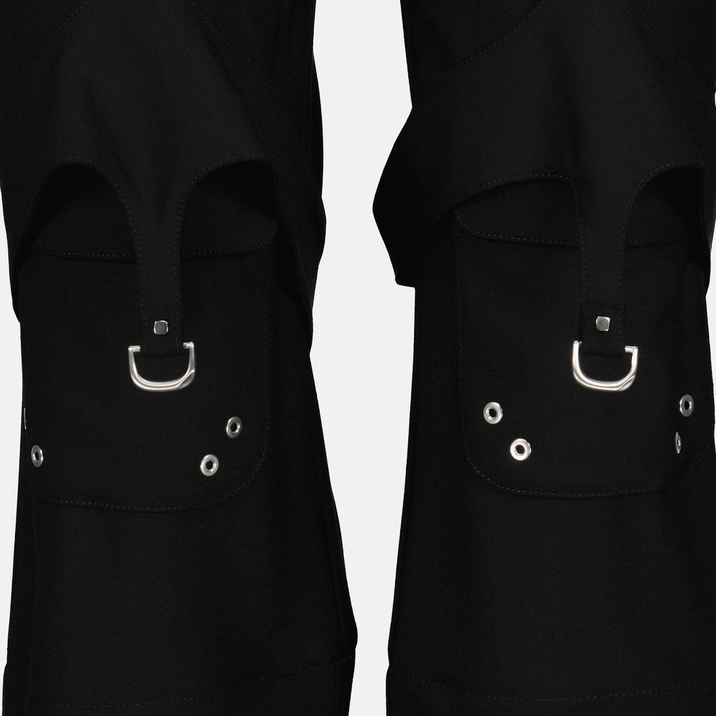 Image of Wool Cargo Pants by Off-White for Women - Season Autumn-Winter 2023 - Detail View 5