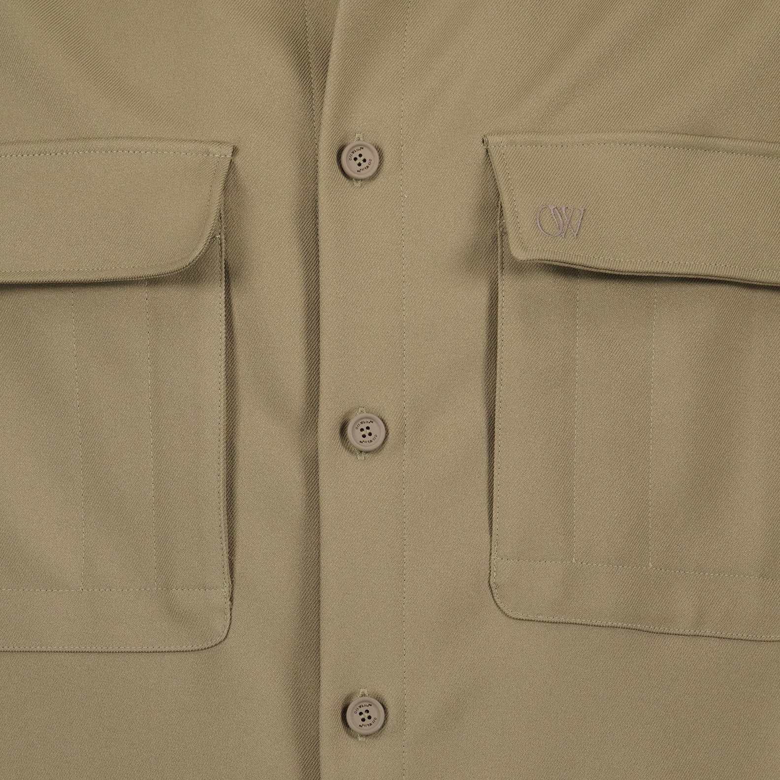 Beige Off-White Chemise