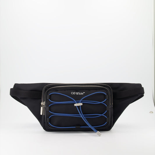 Off-White, black belt bag, nylon bag, luxury accessory, belt pouch