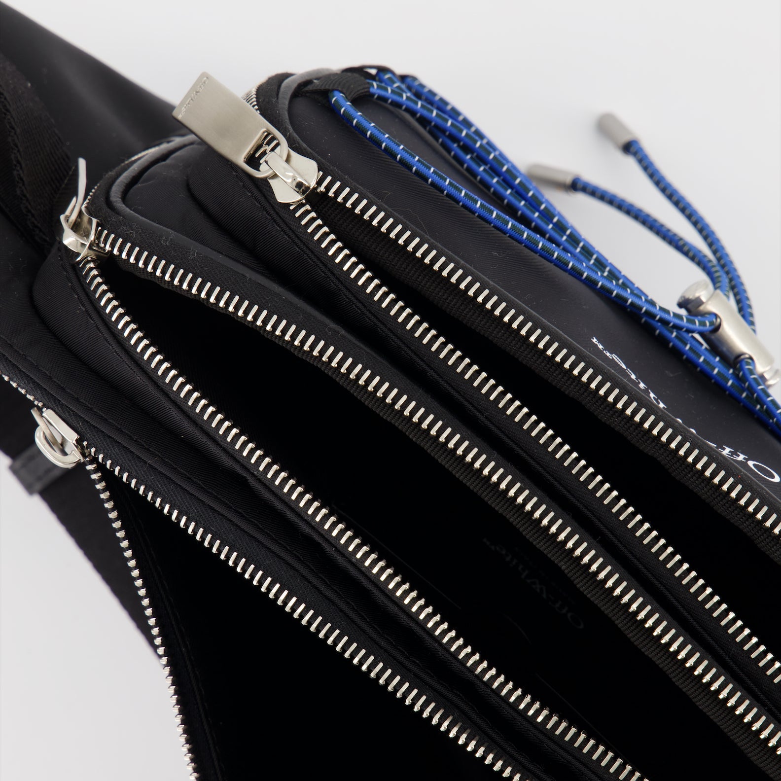 Off-White, black belt bag, nylon bag, luxury accessory, belt pouch