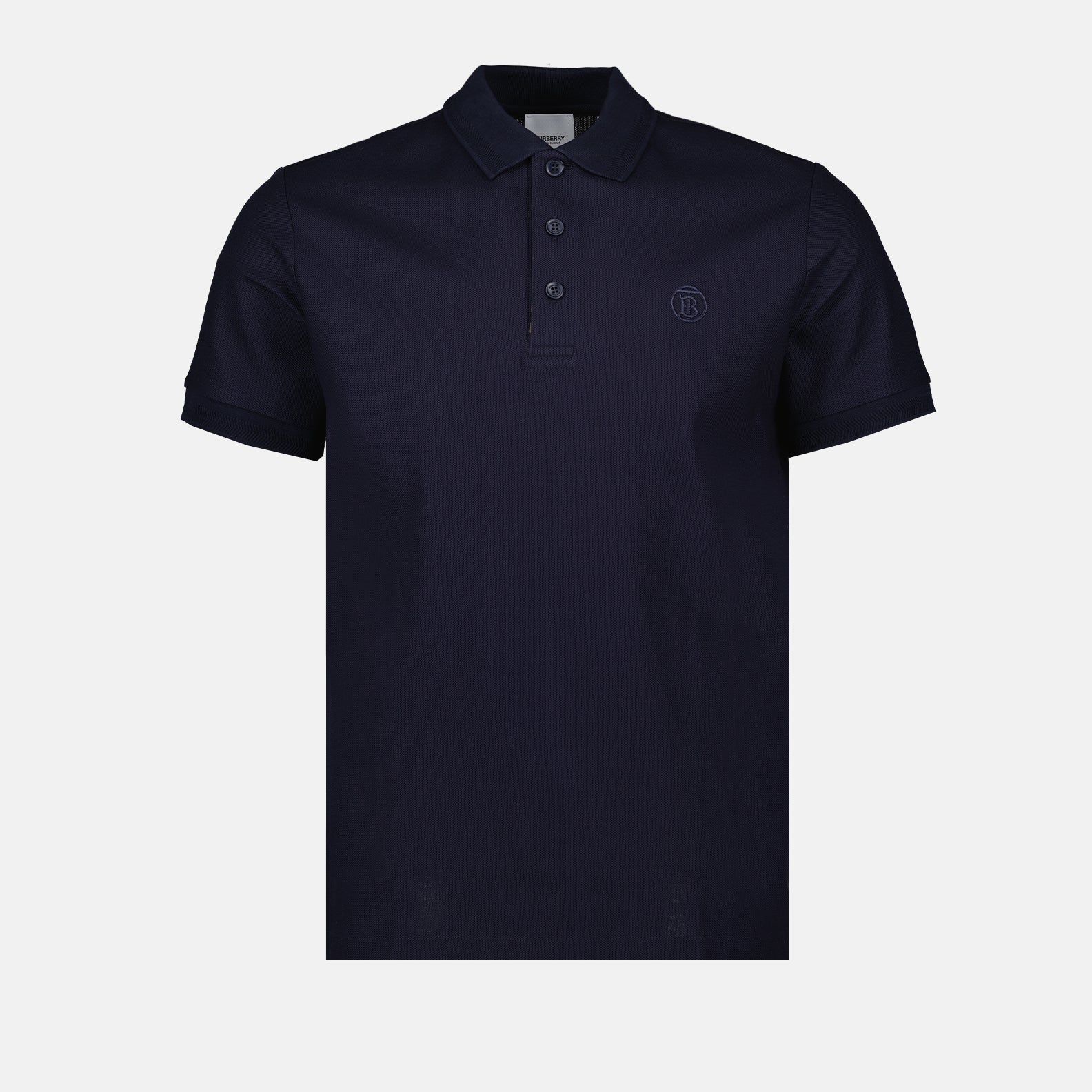 Eddie Polo, Navy Blue Polo, Burberry, Luxury Polo, Men's Luxury Fashion