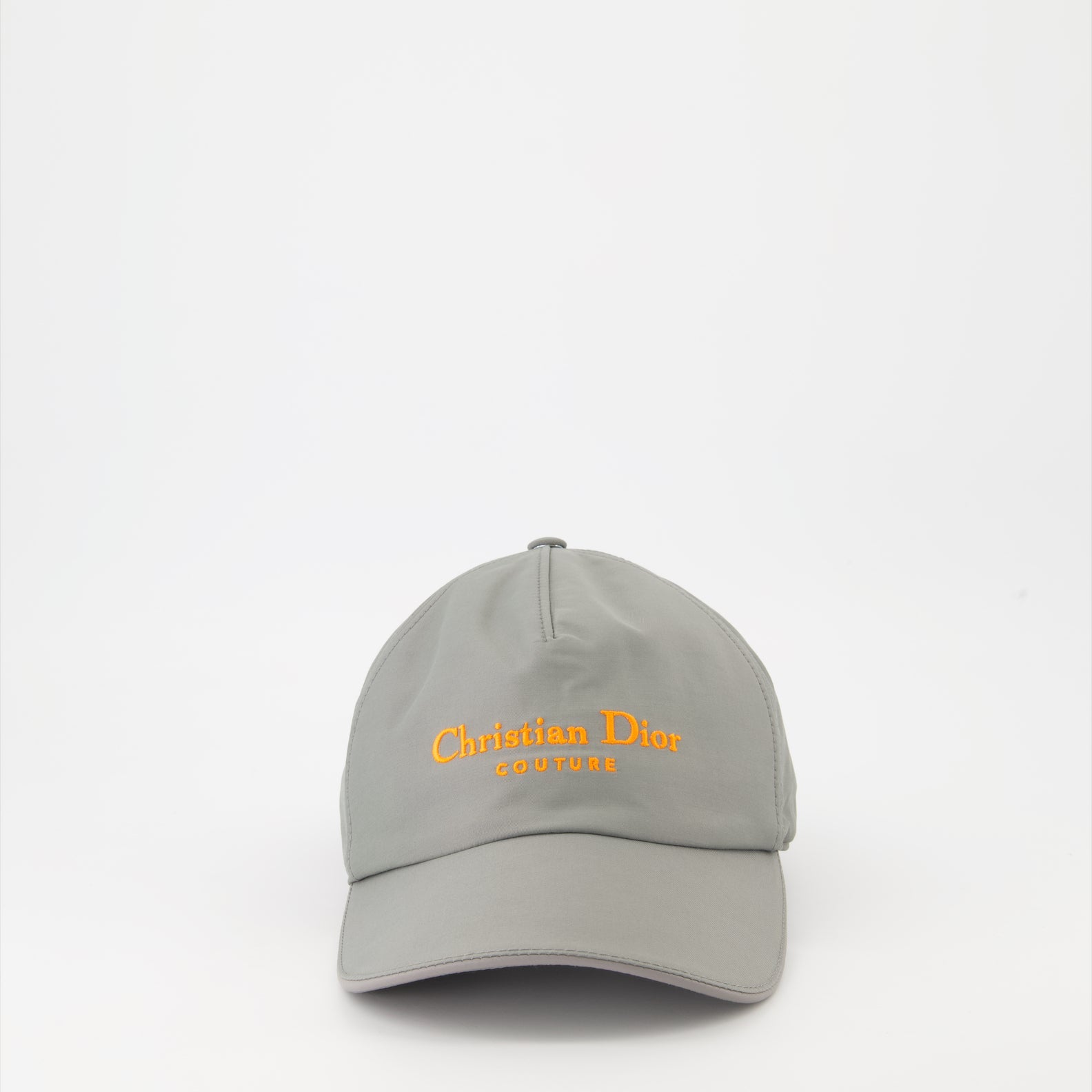 Image of Dior Couture Gray Baseball Cap by Dior for Men - Season Spring-Summer 2024 - Back View