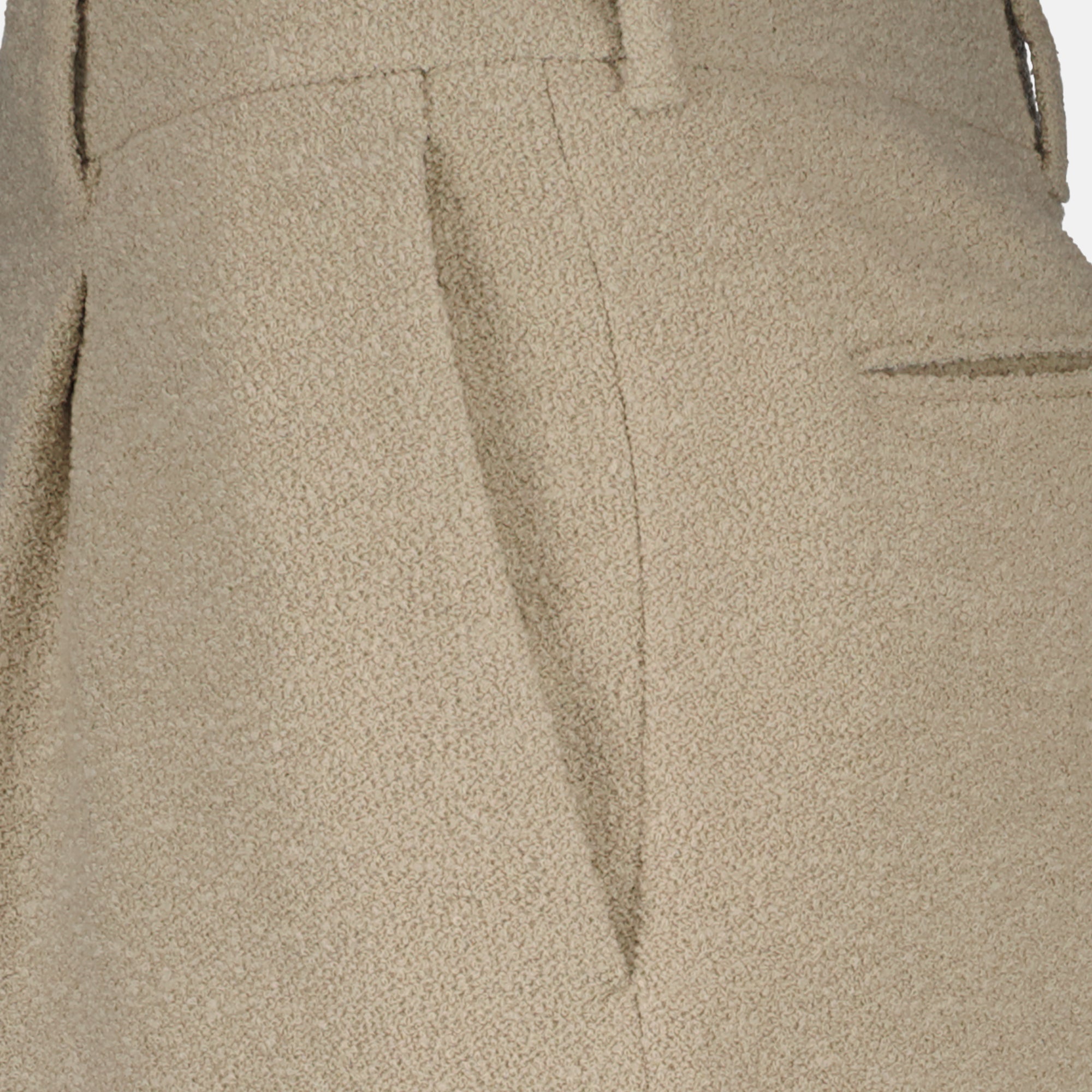 Bilde av Beige Ull Faltbukser fra Dior for Menn - Sesong Vår-Sommer 2024 - Detaljvisning 1