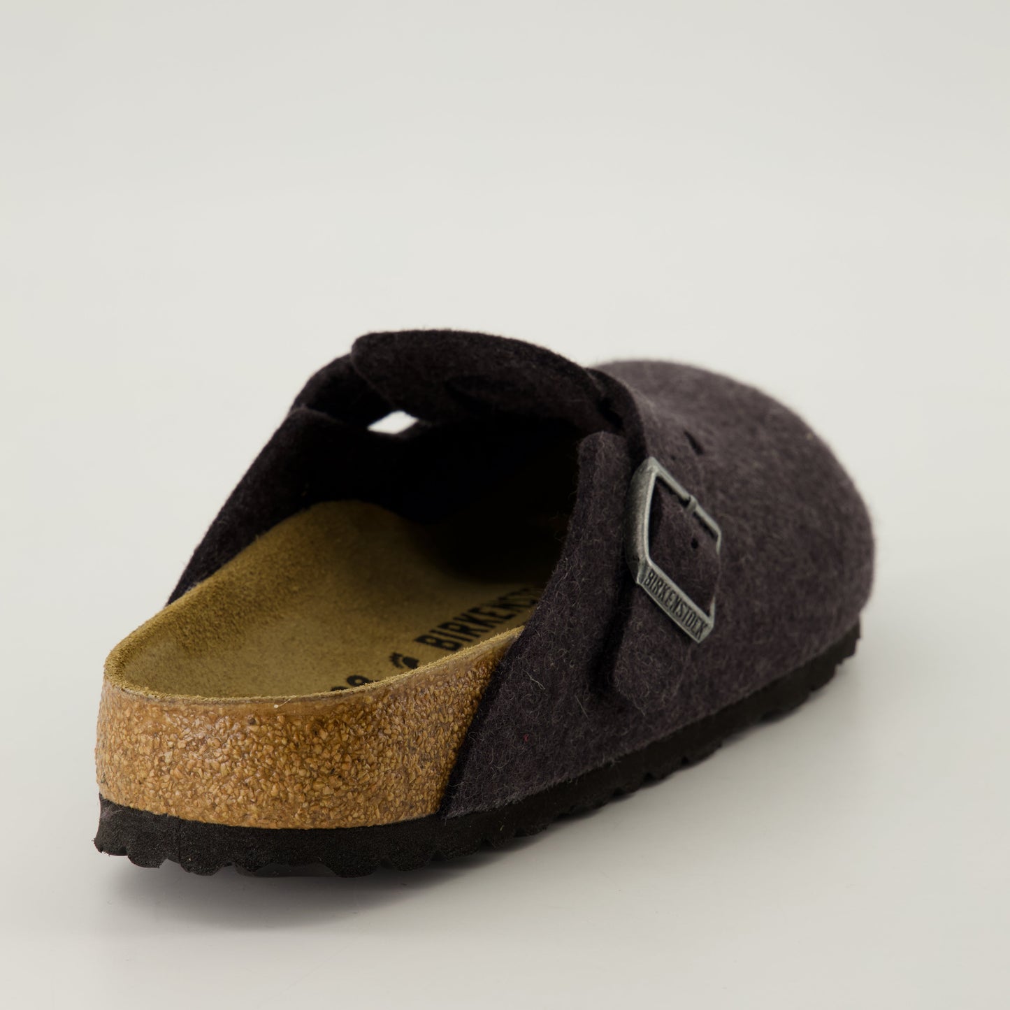 Grey Mules, Unisex Footwear, Leather Slip-on, Comfortable Mules, Fashion Footwear