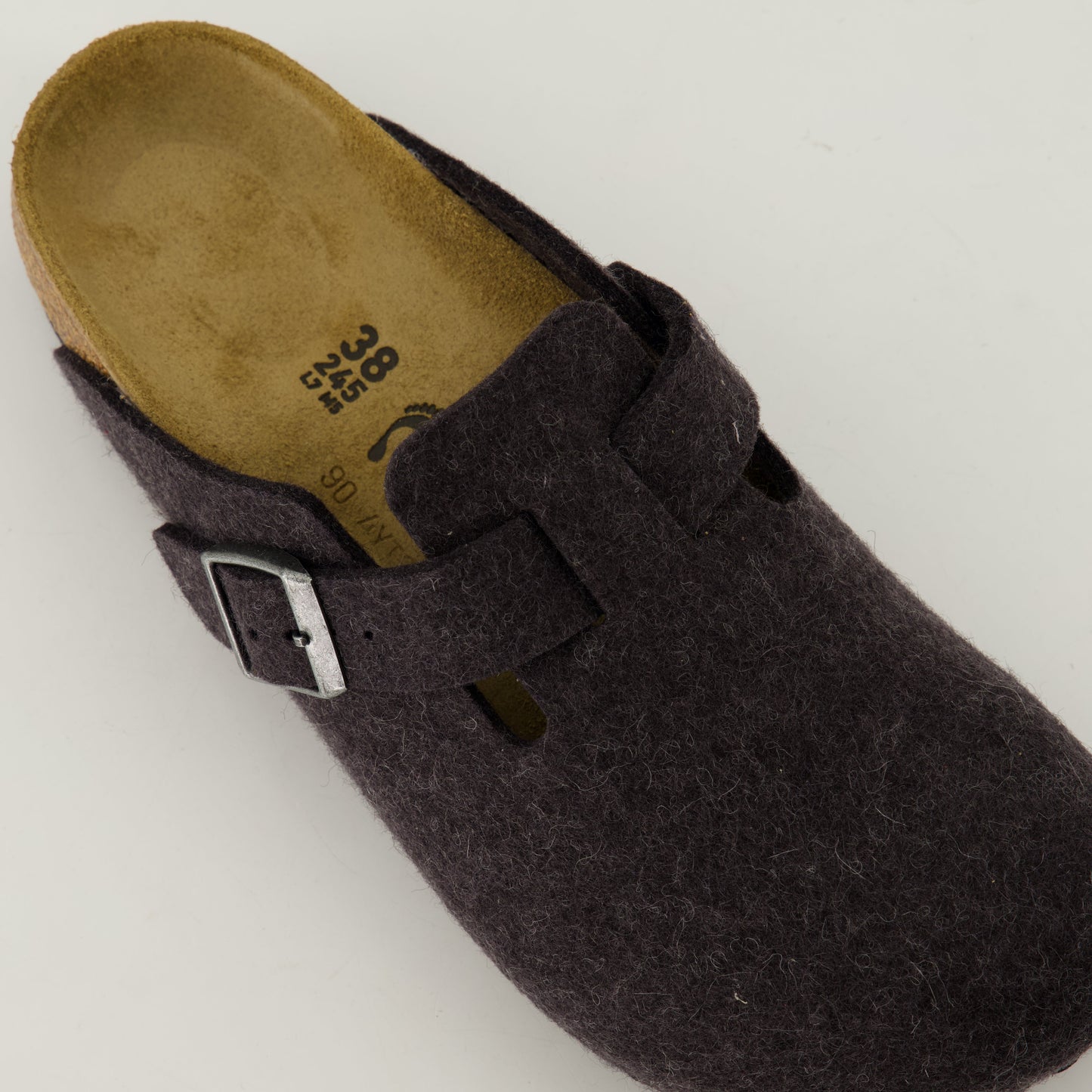 Grey Mules, Unisex Footwear, Leather Slip-on, Comfortable Mules, Fashion Footwear