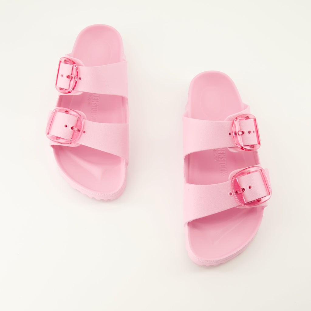 여성을 위한 비르켄스톡 아리조나 빅 버클 샌들 이미지 - 2025 가을-겨울 시즌 - 쌍의 상단 보기