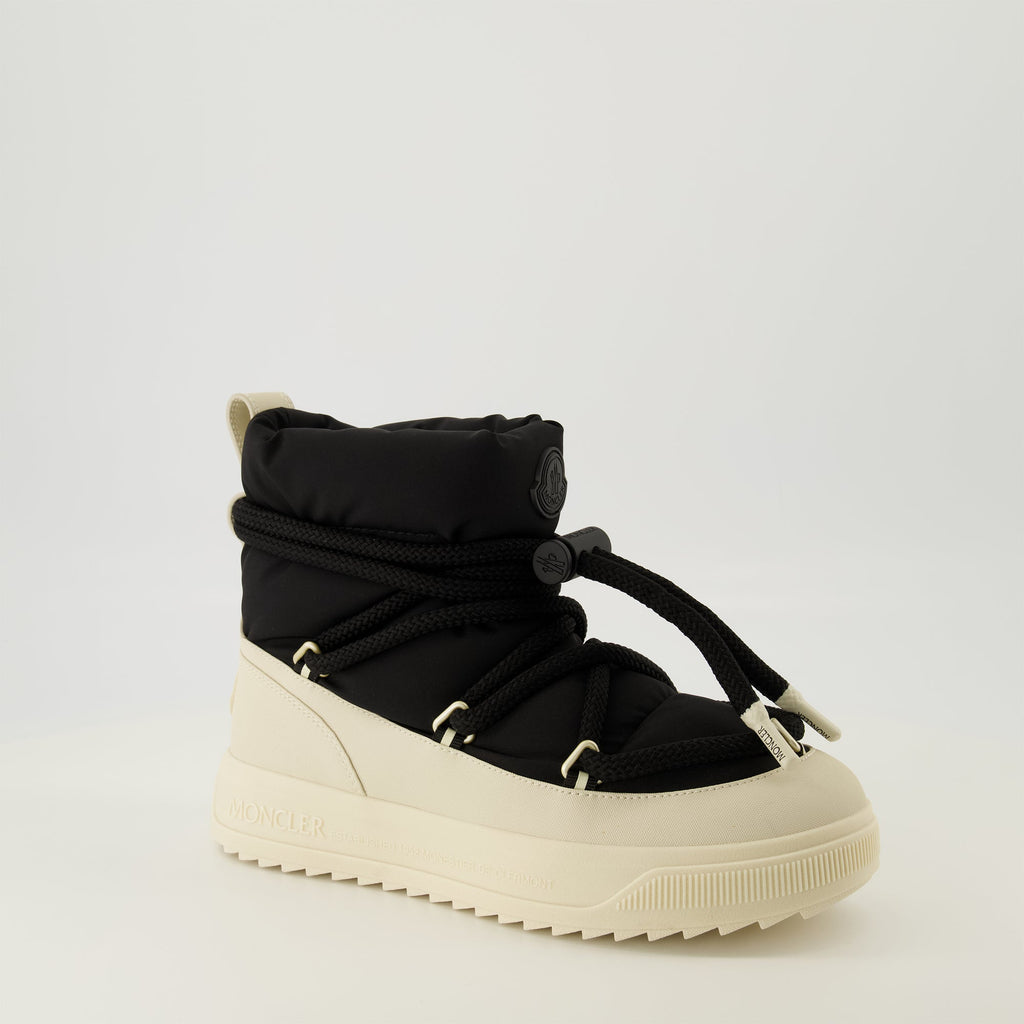 Moncler snow boots, Altive Mid boots, winter footwear, water-resistant boots, luxury winter fashion