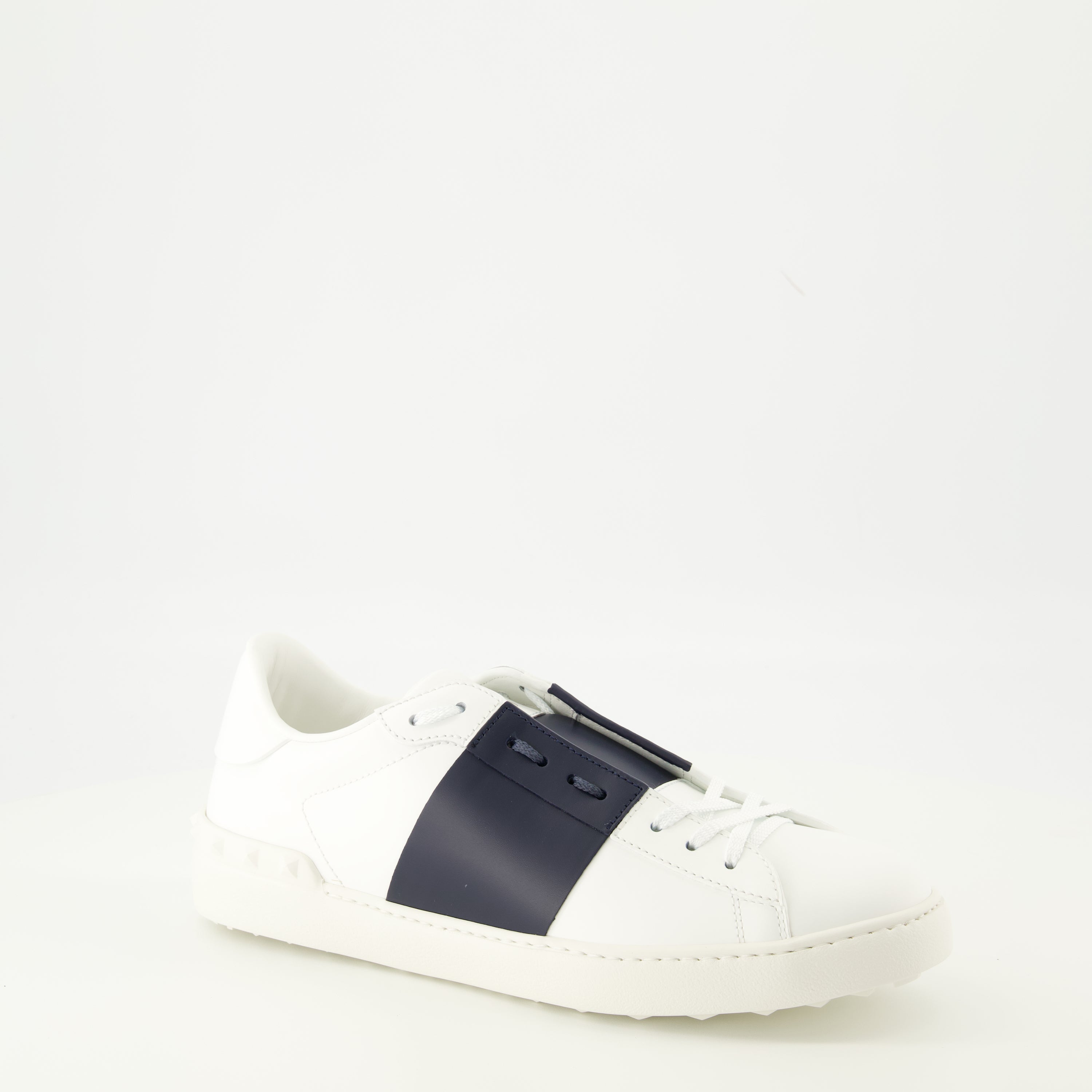 Valentino Garavani sneakers, men's sneakers, calfskin footwear, lace-up shoes, designer sneakers