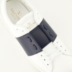 Image of Open Band Sneakers by Valentino Garavani for Men - Season Autumn-Winter 2025 - Top Detail View