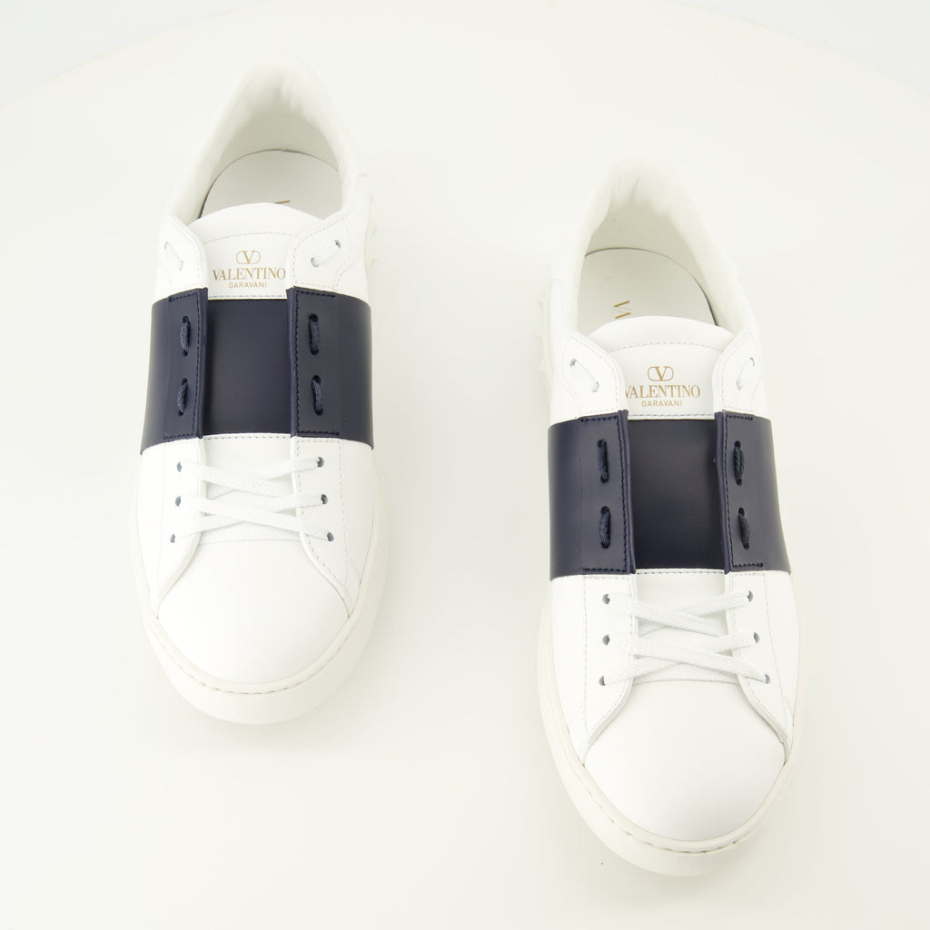 Valentino Garavani sneakers, men's sneakers, calfskin footwear, lace-up shoes, designer sneakers