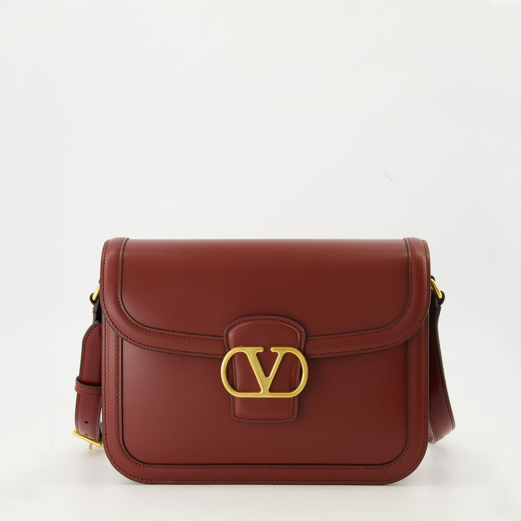 Vlogo Tasche aus Burgunderleder
