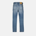 Image de Jean Droit en Denim par Ami PARIS pour Hommes - Saison Automne-Hiver 2025 - Vue Arrière