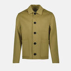 Ami Paris jacket, wool and cashmere outerwear, kaki jacket, Autumn-Winter 2025, men's premium jacket