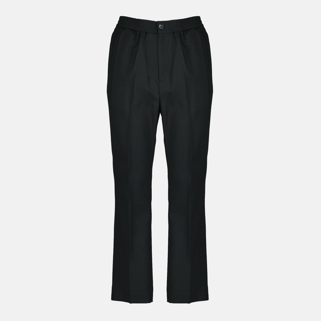 black pants, wool trousers, AMI PARIS, menswear, autumn-winter collection
