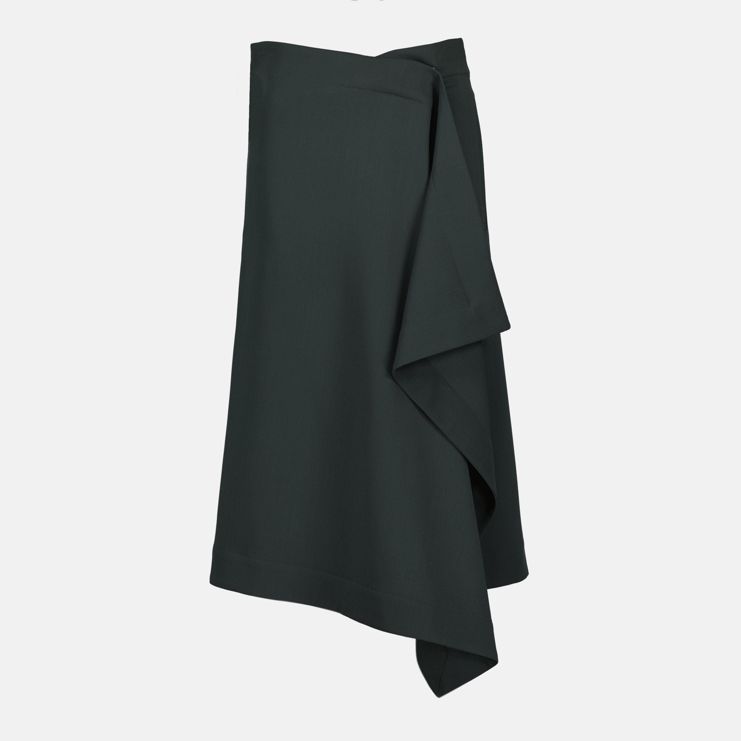 wool wrap skirt ami paris women 15636491370876