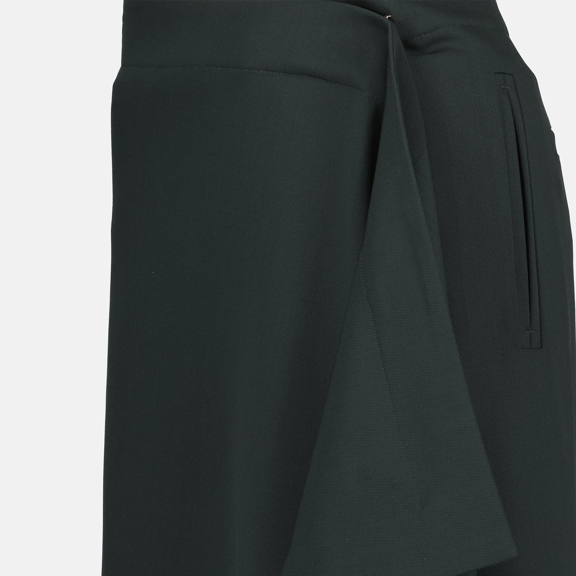 wool wrap skirt ami paris women 15636491370876