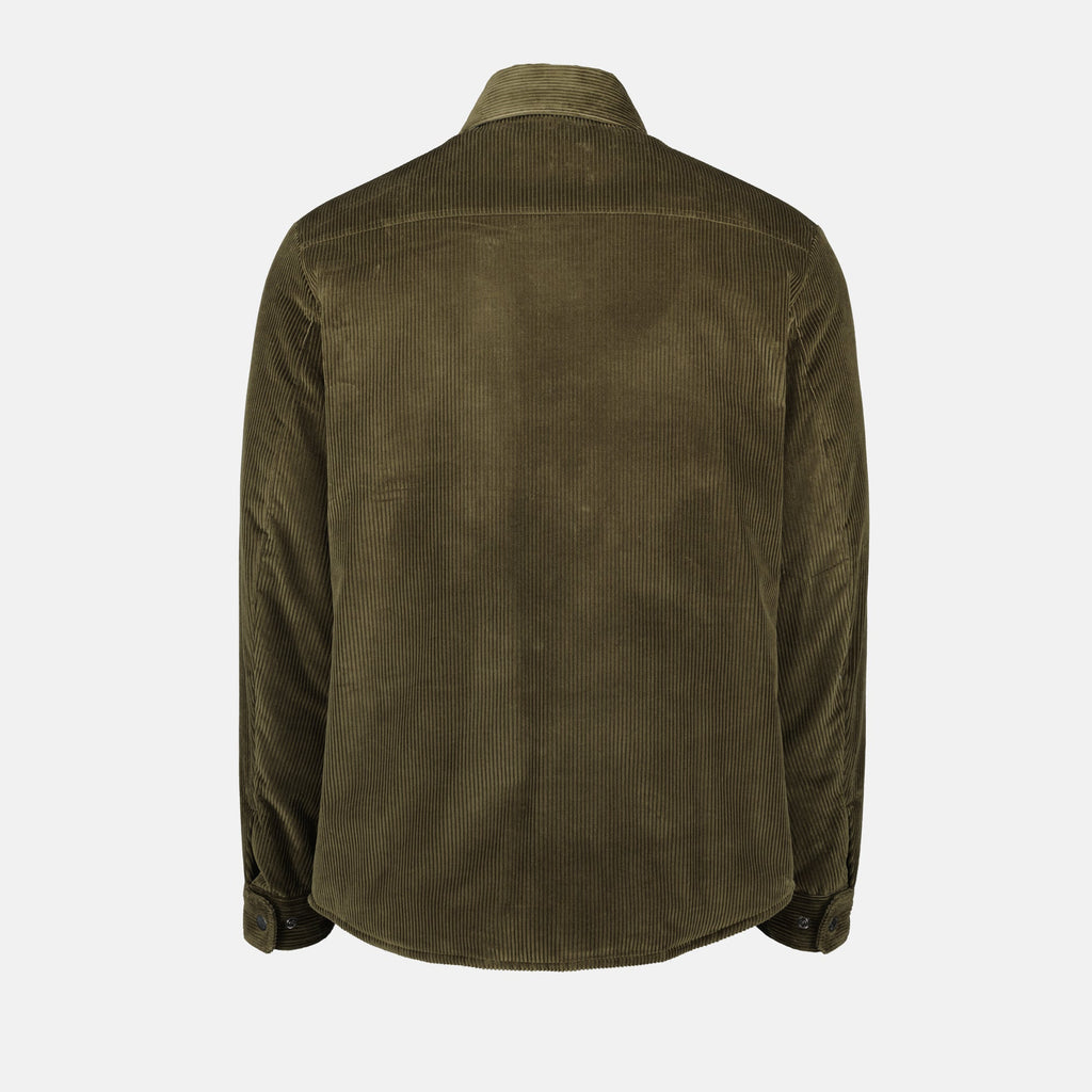 Image de la veste matelassée Ambroisie Kaki par Moncler pour homme - Saison Automne-Hiver 2025 - Vue détail produit 1