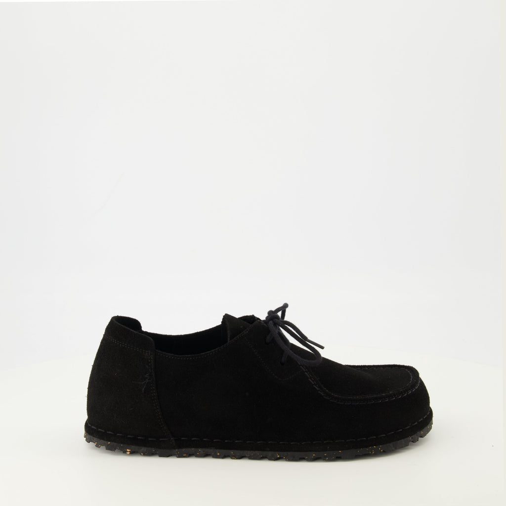 Image de l'article Mocassins Utti Lace noir de la marque Birkenstock pour Homme - Saison Automne-Hiver 2025 - Vue latérale droite