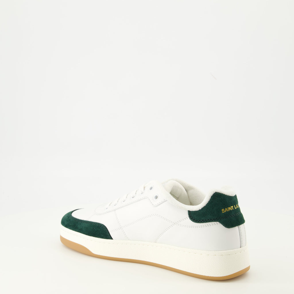 sl 61 white and green sneakers saint laurent men 15565461782908