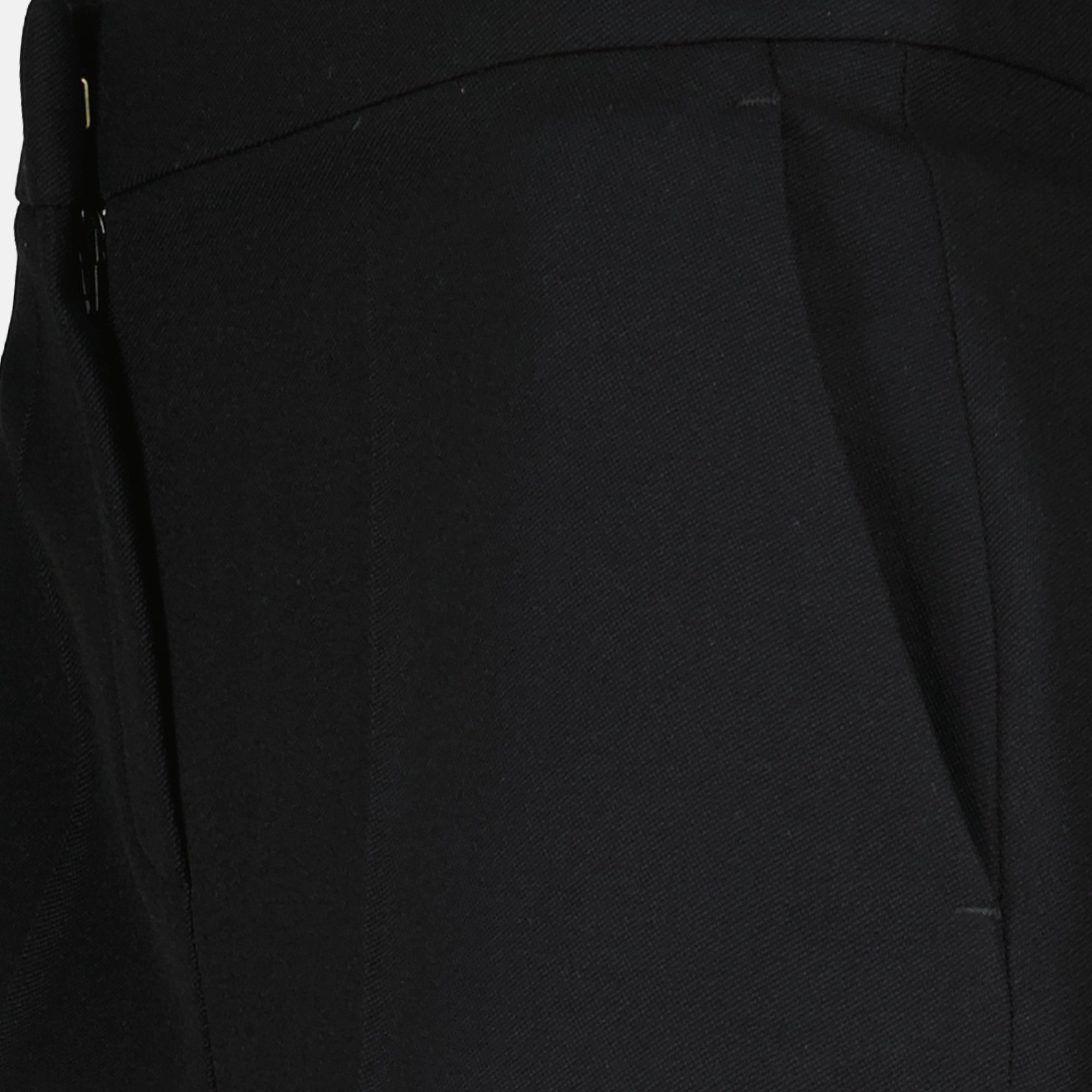 Image de Pantalons Évasés Noirs Chic de Fendi pour Femmes - Saison Automne - Hiver 2025 - Détail Vue 2