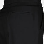 Image of Chic Black Flared Trousers by Fendi for Women - Season Fall - Winter 2025 - Detail View 1