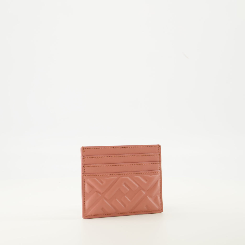 Fendi cardholder, quilted lambskin, Baguette cardholder, luxury accessories, designer cardholder