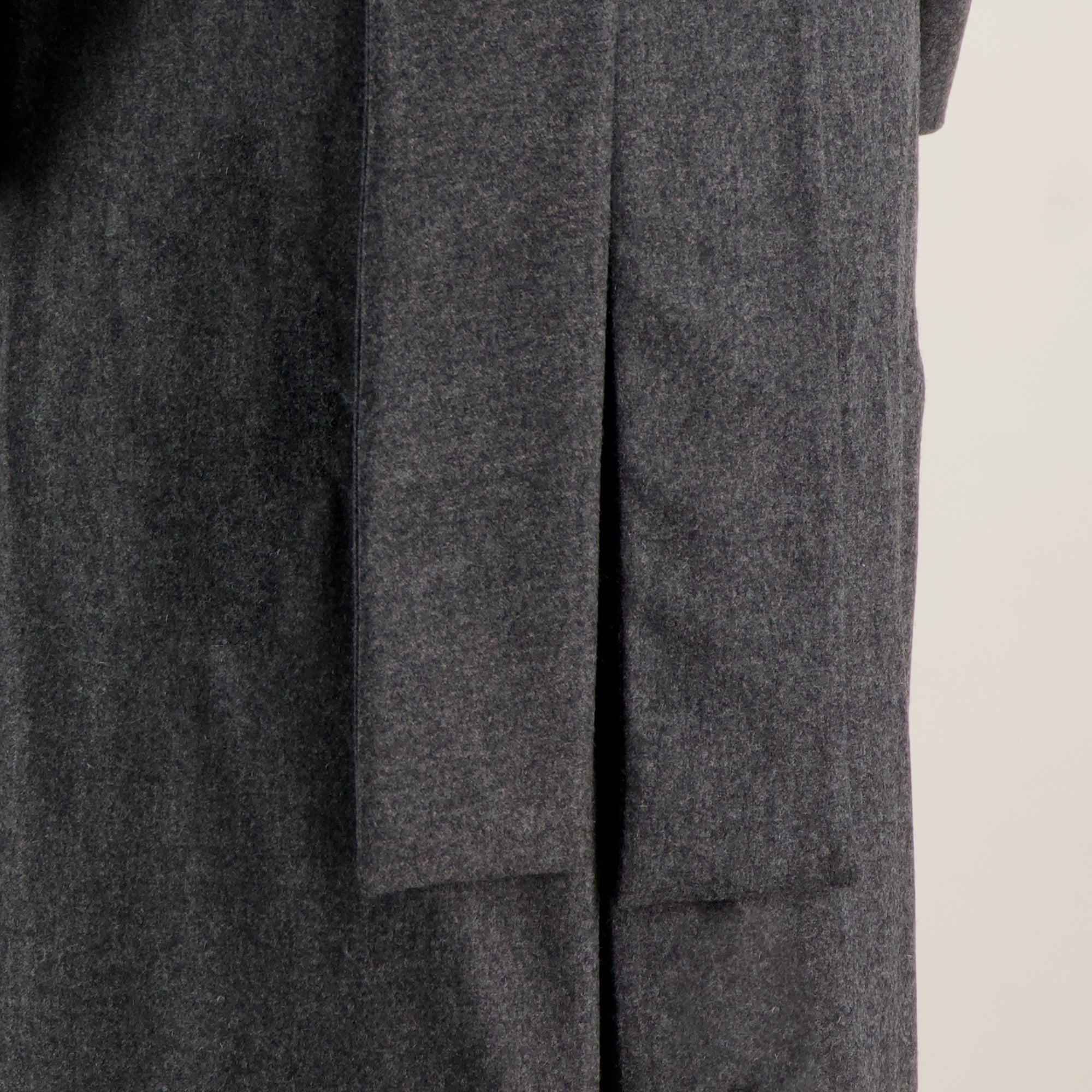 Aubrey Long Dress, Khaite Dress, Wool Long Dress, V-neck Dress, Gray Dress