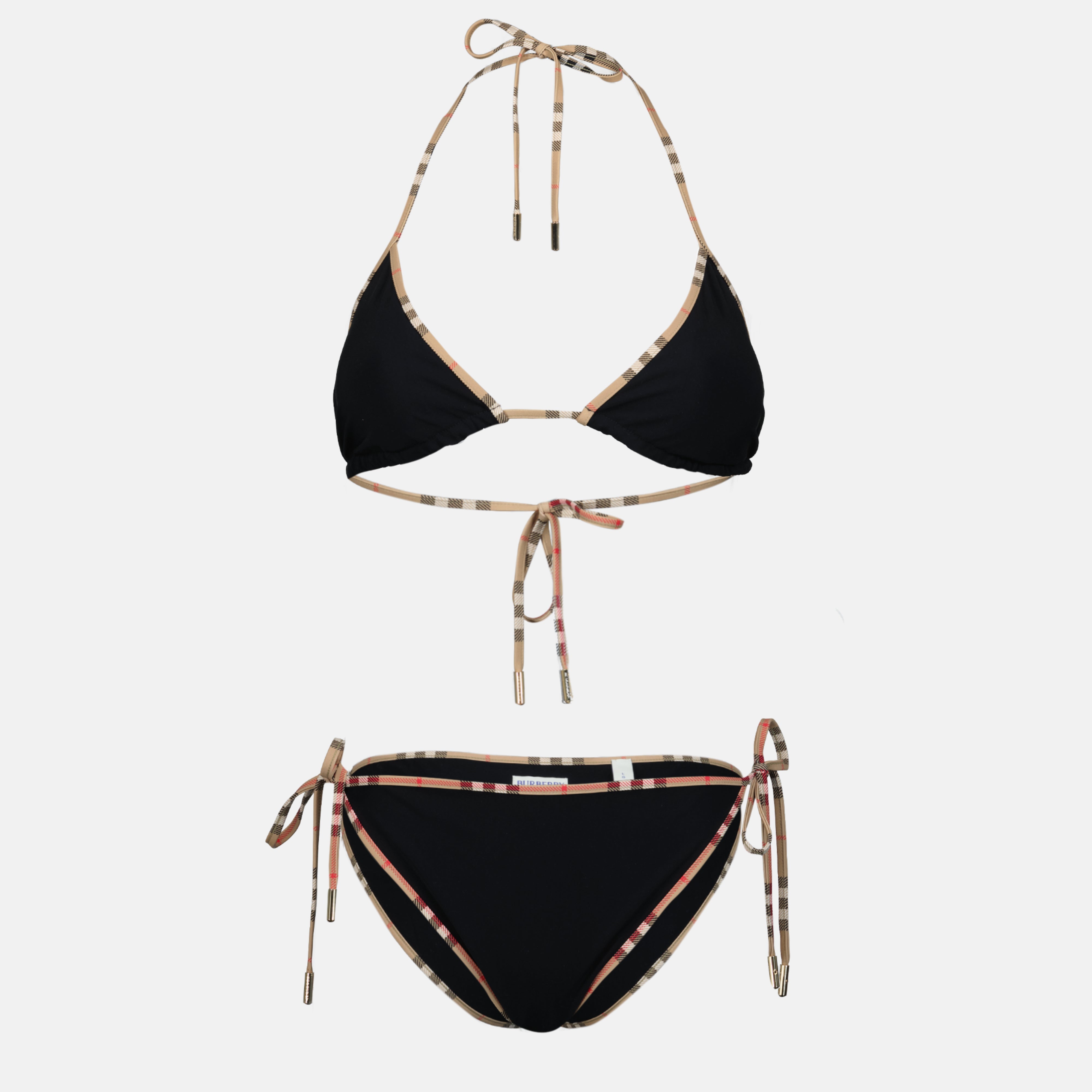 Black Check Bikini - Burberry - Women | WE IN STYLE