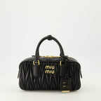 Image of Le Sac Arcadie Noir by Miu Miu for Women - Season Spring-Summer 2026 - Front View