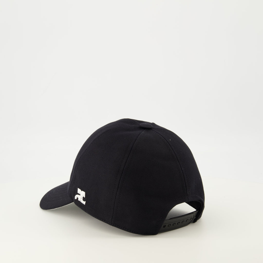 Image de l'article Casquette AC noir de la marque Courrèges pour Homme - Saison Printemps-Été 2026 - Vue détaillée_2