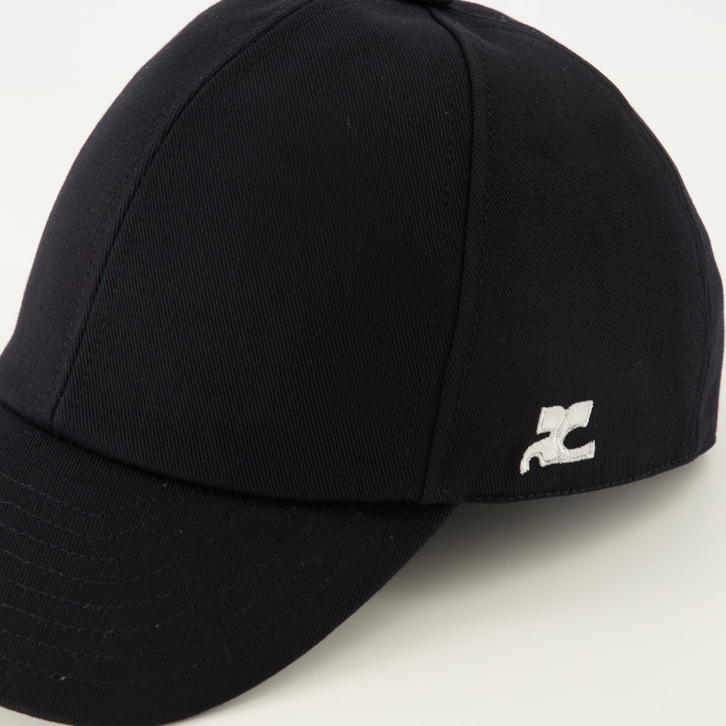 Image de l'article Casquette AC noir de la marque Courrèges pour Homme - Saison Printemps-Été 2026 - Vue détaillée_3