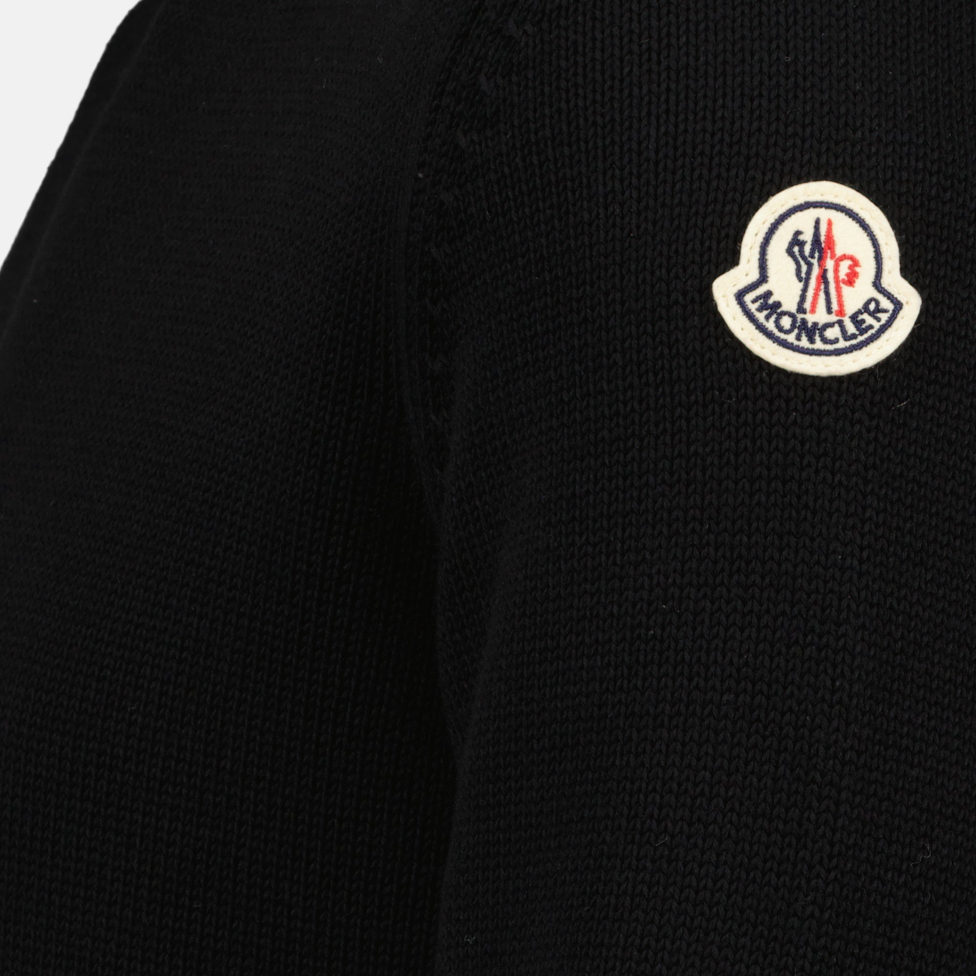 Black Knit Sweater - Moncler - Men | WE IN STYLE