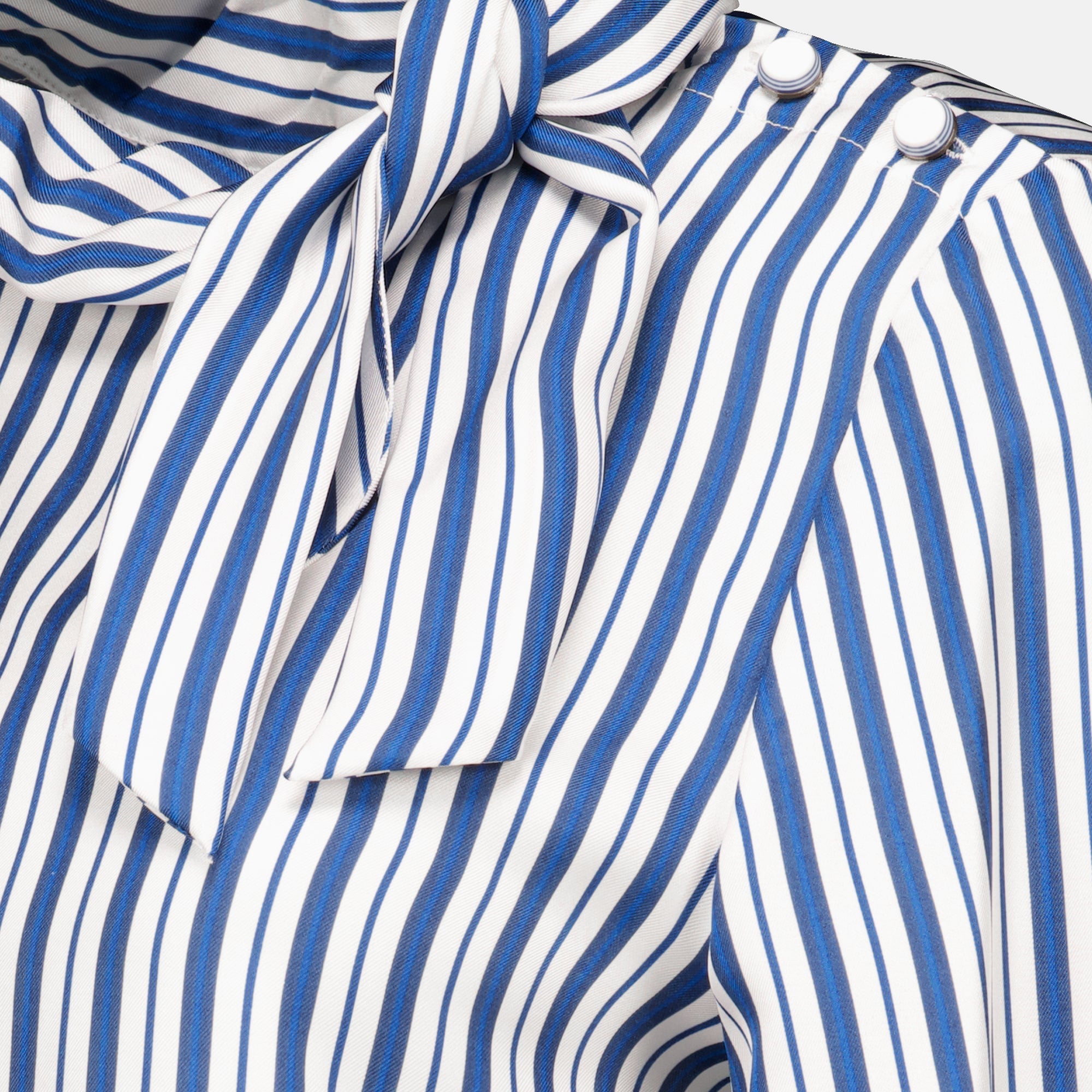 Silk Striped Blouse