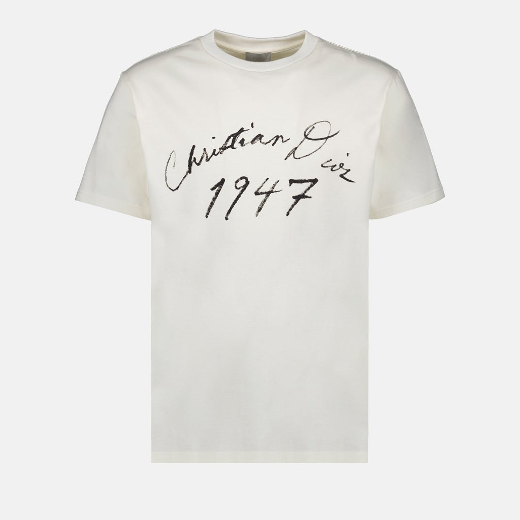 Dior, CD 1947, white T-shirt, luxury fashion, Autumn-Winter 2024